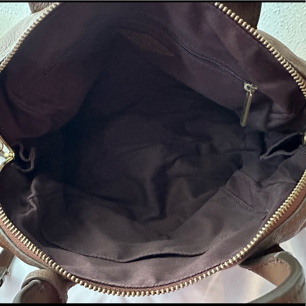 Fossil Small Crossbody Duffel Bag in Deep Brown - Picture 6 of 9